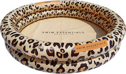 Swim Essentials Leopard Детски Round Басейн PVC Надуваем Бежова Swim Essentials Leopard Детски Round Басейн PVC Надуваем Бежова