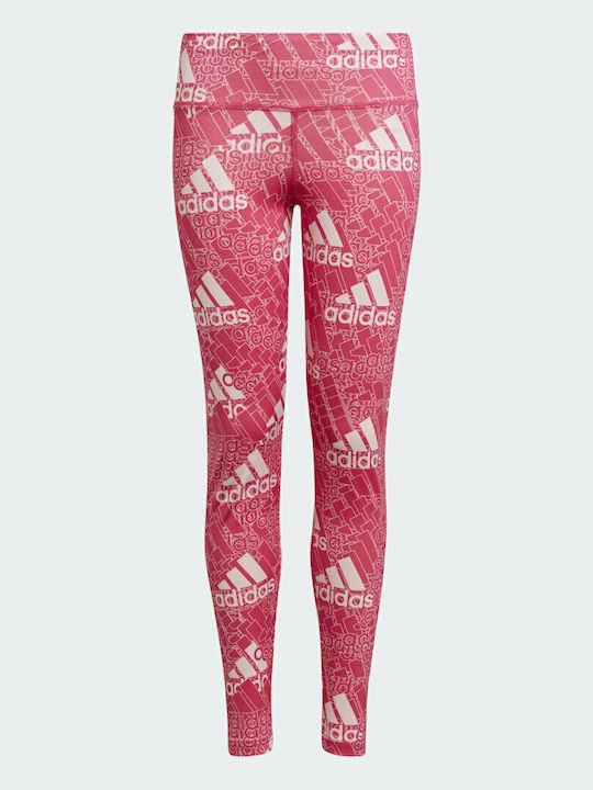 adidas Colant Copii Sportiv Lung Roz