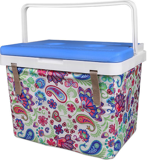 Kale Termos Paisley Fabric & Blue Lid Φορητό Ψυγείο 20lt Μπλε