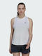Adidas Icons Femeie Sport Bluză Fără mâneci Albă
