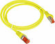 A-LAN F/UTP Cat.6 Ethernet Network Cable 0.5m Y...