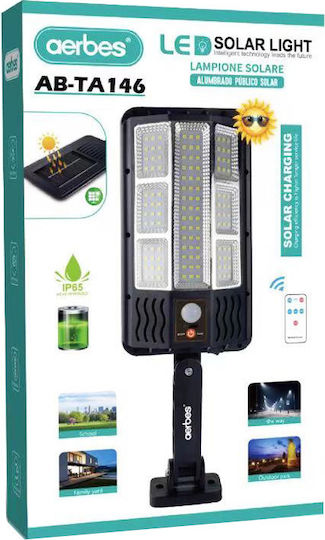 Aerbes Straßen-Solarleuchte mit Bewegungssensor und Fernbedienung IP65 28cmx20cmx8cmcm