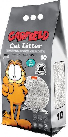 Garfield Clumping Litter Bentonite Cat Litter Fine-Grained 10lt