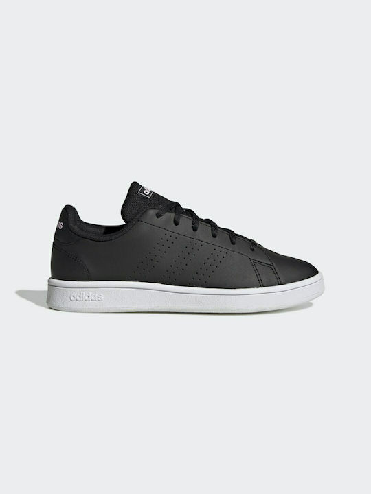 Adidas Base Court Γυναικεία Sneakers Core Black / Clear Pink