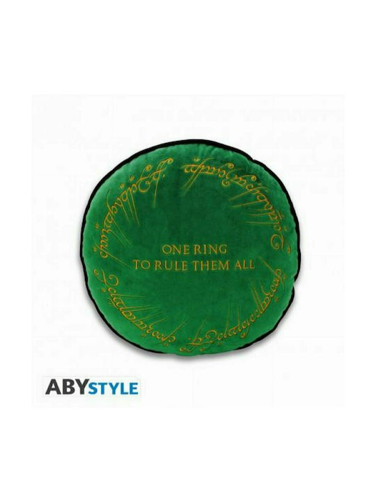 Abysse Sofa Cushion Lord Rings One Ring Cushion Green 34x34cm.