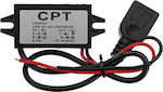 Μετασχηματιστής Αυτοκινήτου CPT Converter Module 12V/24V To 5V 3A 1USB Output Power Adapter Car