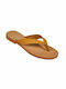 Women's Flat Sandals In Yellow Colour