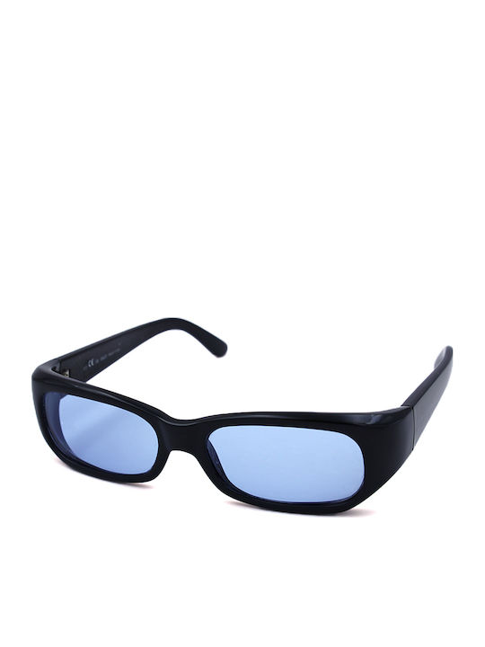 Sisley Ochelari de soare Μαύρα cu Cadru & Albastru Lentilă