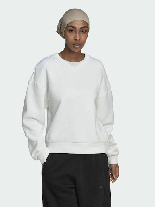 Adidas Women's Fleece Sweatshirt White