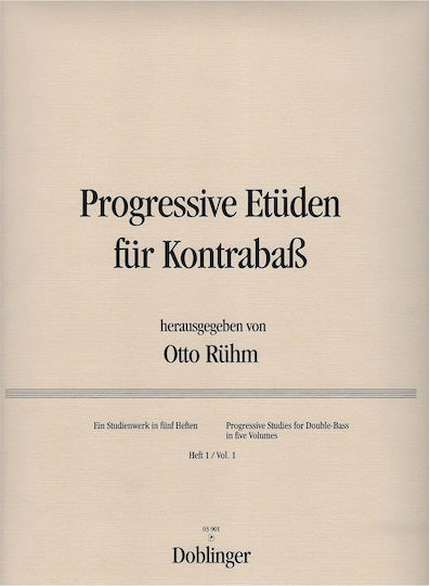 Doblinger Ruhm Progressive Etuden Vol.1 Sheet Music for String Instruments