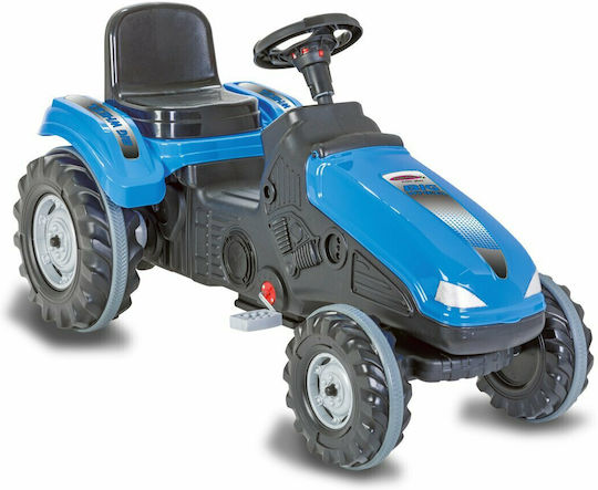 Fuß zu Boden mit Pedal Blau