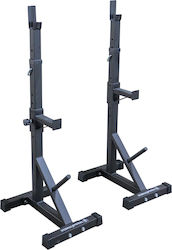 MegaFitness Montanți pentru Bare de greutate Divizibil cu înălțime ajustabilă