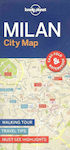 Lonely Planet Milan City Map