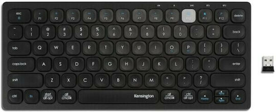 Kensington Multi-Device Dual Wireless Compact Bluetooth Keyboard Only English US