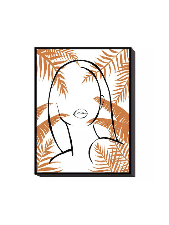 ArteLibre Female Figure Frame on Canvas 60x80cm