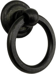 Herrajes Palencia 4804 Antique Knob Furniture made of Metallic in Bronze Color 40mm 4804-33-ANTIQUE-BLACK 1pcs