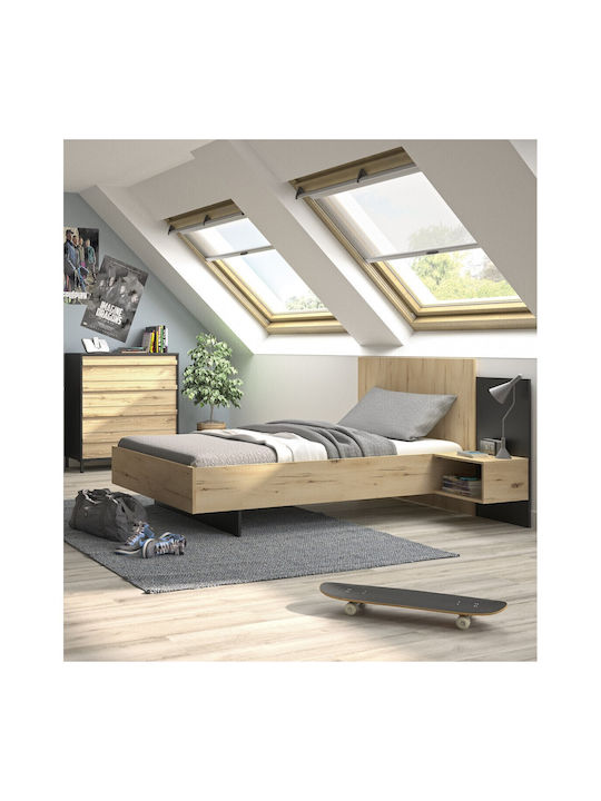 Set De Mobilier Pentru Dormitor Helvezia 120x200cm 3 Bucăți