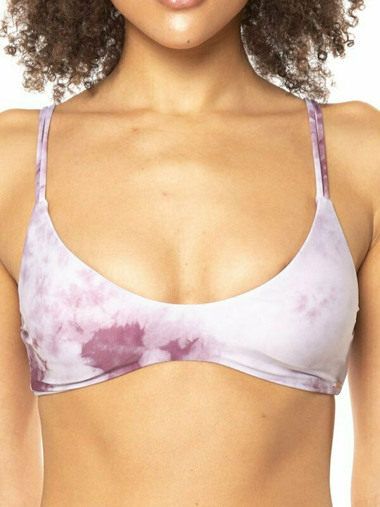 Volcom Triangle Bikini Top Cloud Scoop Eggplant