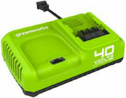Greenworks Φορτιστής Μπαταριών Εργαλείου 40V G40UC5 Greenworks Φορτιστής Μπαταριών Εργαλείου 40V G40UC5