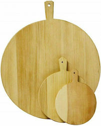 Karageorgos Bros Wooden Kitchen Pastry Board Diameter60cm 1pcs