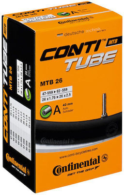 Continental MTB 0181611 Bicycle Tyre Inner Tube 26" A/V