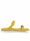 Sante Women's Flat Sandals In Yellow Colour