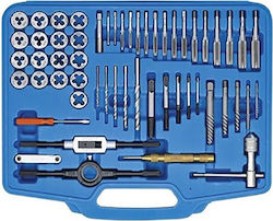 BGS Technic BGS-70104 Gewindebohrer & Schneideisen Set mit Gewindeschneider aus Stahl 56Stück
