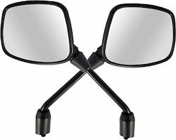 Motorcycle Mirrors Black 2pcs