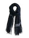 Ble Resort Collection Women's Scarf Navy Blue