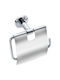 Verdi Omicron Wandmontiert Papierhalter Inox Silber