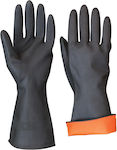 Safety Glofe Latex Black