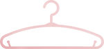 Spitishop A-S Hangers Παιδική Κρεμάστρα Ρούχων σε Ροζ Χρώμα 158462A 6τμχ