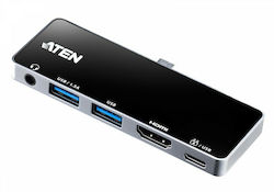 Aten PD92W USB-C Docking Station με HDMI 4K PD