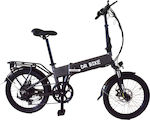 ForAll DR Bike B06EF 20" Μαύρο Σπαστό Ηλεκτρικό Ποδήλατο Πόλης με 7 Ταχύτητες και Δισκόφρενα