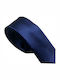 Synthetic Men's Tie Monochrome Navy Blue