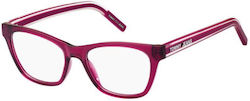 Tommy Hilfiger Femei Plastic Rame Ochelari Roșu 1058818CQ5-217