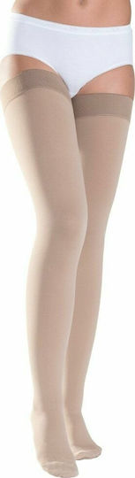 Sigvaris Top Fine Select Short Plus Κάλτσες Ριζομηρίου Διαβαθμισμένης Συμπίεσης 22-32 mmHg Μπεζ