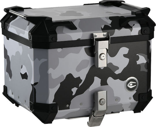 Coocase Motorcycle Aluminum Top Case 45lt Dark Camo