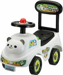 FreeOn Rider Panda Lauflernhilfe Auto Ride On für 12++ Monate Weiß