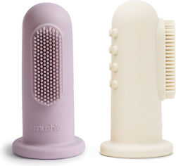 Mushie Set Baby-Zahnbürsten Ring für 0m+ 2 Stüc...