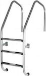 Kripsol Pool Ladder Overflow with 3 Side Steps 94.6x50cm