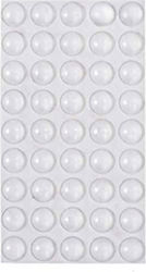 Emuca 8171020 Round Furniture Protectors with Sticker 10mm 50pcs