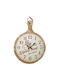 ArteLibre Wall Clock Wooden Beige 45x61cm