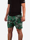 Panda Clothing Jungle Men's Swimwear Shorts Green Floral