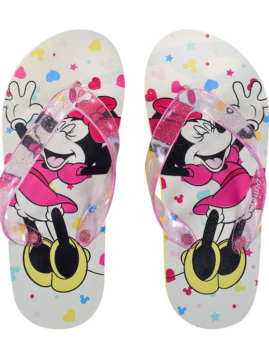 Kinder Flip Flops Minnie Weiße Minnie Mouse