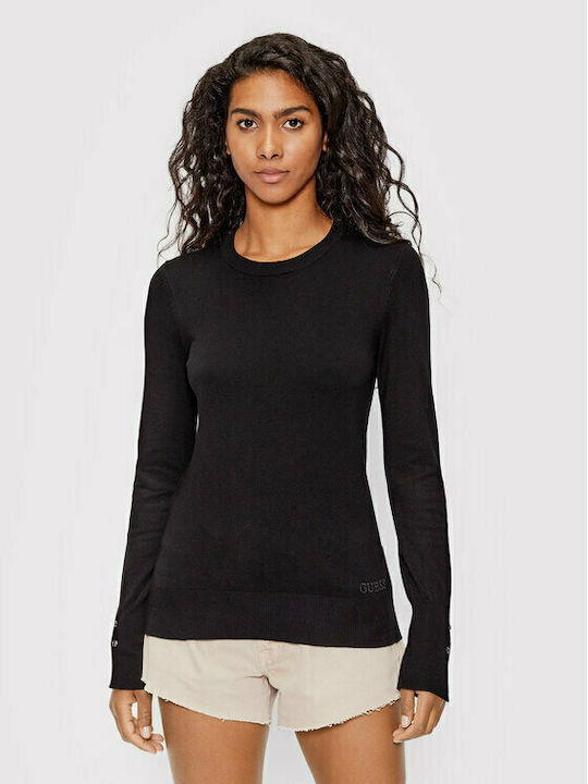 Guess Elinor Women's Long Sleeve Pullover Black