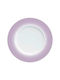Cryspo Trio Bonito Plate Shallow made of Porcelain Purple with Diameter 27cm