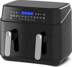 MAXX Ηλεκτρική Φριτέζα Διπλή 1.6kW Χωρητικότητας 2x9lt 45x41x36.5cm