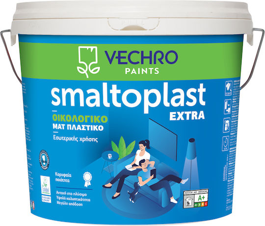 Vechro Smaltoplast Extra Eco Base D Пластмасов Боя Екологичен за Вътрешен Употреба 10лт