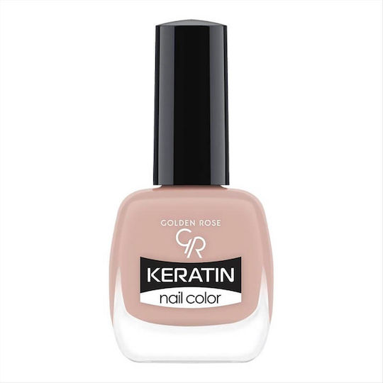 Golden Rose Keratin Glossy Βερνίκι Νυχιών Μπεζ 87 10.5ml